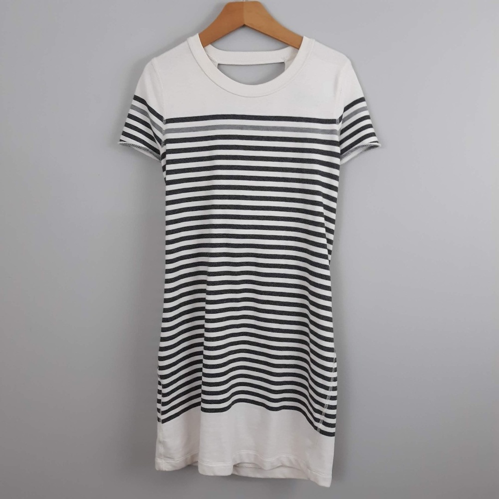 BCBGMAXAZRIA Sweatshirt Dress Striped Size XXS